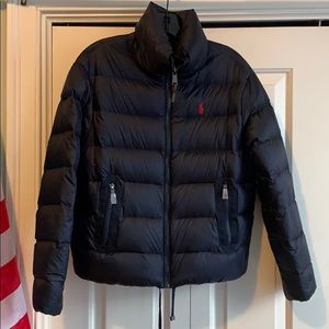 Polo Ralph Lauren women flag puffer jacket
